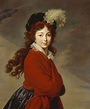 ca. 1795 Princess Juliane of Saxe-Coburg-Saalfeld by Élisabeth Louise Vigée-Lebrun (destroyed by ...