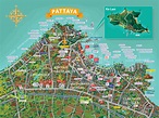 Pattaya map on Behance