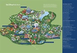 Los parques de Disney World map - Disney World resort mapa (Florida - USA)
