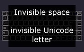 Invisible Text: Use this invisible Unicode letter on Nick, Whatsapp ...