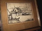 Sketch drawing by Joseph Purcell"Canadian Artist,Circa 1950-60 ...