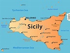 Printable Map Of Sicily