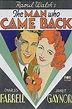 ‎The Man Who Came Back (1931) directed by Raoul Walsh • Reviews, film ...
