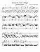 Sheet Music Mozart Piano Sonata 16