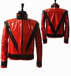 Rare-MJ-Michael-Jackson-Red-PU-Leather-This-is-it-Thriller-Jacket-PUNK ...