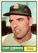1961 Topps Curt Simmons #11 Baseball - VCP Price Guide