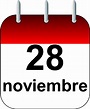 Que se celebra el 28 de noviembre - Calendario