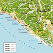 Map Cinque Terre and La Spezia, Liguria, Italy. Maps and directions at ...