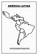 MAPAS PARA COLORIR - AMÉRICA