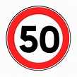 Imagen PNG de signo de límite de velocidad - PNG All