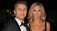 Strictly couple Rachel Riley and Pasha Kovalev arrive for Christmas ...