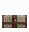 Gucci Canvas Ophidia GG Continental Wallet | Harrods US