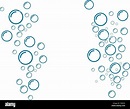 Burbujas en el agua ilustración vector plantilla de diseño Imagen ...