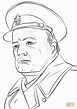 Winston Churchill coloring page | Free Printable Coloring Pages