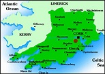 Cork Map Regional City of Ireland - Map of Ireland City Regional Political