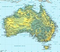 Mapa detallado de Australia - Australia mapa detallado (Australia y ...