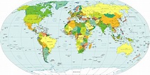 Large detailed political map of the World. Large detailed political ...