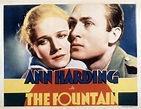 The Fountain, poster, from left: Ann Harding, Brian Ahearne, 1934 ...