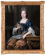 Portrait of Marie-Anne de Bourbon, attributed to François de Troy - Ref ...