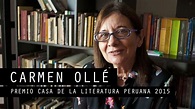 Carmen Ollé: homenaje y comentarios sobre su obra - YouTube