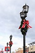 Light Pole Christmas Decorations : Pine Spray Light Pole Decoration ...