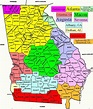 Printable Georgia Zip Code Map Web List Of All Zip Codes For The State ...