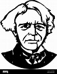 Michael faraday dibujo Imágenes de stock en blanco y negro - Alamy