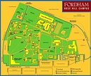 Campus Map | Campus map, Fordham university, Campus