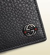 Lyst - Gucci Leather Bi-fold Wallet in Black for Men