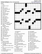 Washington Post Sunday Crossword Printable Version | Sally Crossword ...