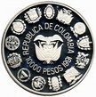 Moneda: 10,000 Pesos (Colombia) (1991~Today - Iberoamerican Series) WCC ...