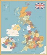 Mapa De Reino Unido Con Nombres