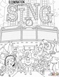 All Characters from Sing coloring page | Free Printable Coloring Pages