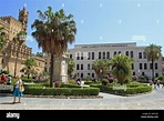 The Liceo Vittorio Emanuele II school, Palermo, Sicily Stock Photo ...