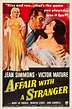 Affair with a Stranger, 1953 | The stranger movie, Jean simmons, Movie ...