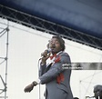 Ernie K. Doe performs on stage at the New Orleans Jazz and Heritage ...