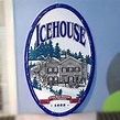 Vintage Metal Large Oval Shape Icehouse Brand Beer Tin Advertising Sign ...