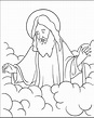 Dios el Padre para colorear, imprimir e dibujar –ColoringOnly.Com