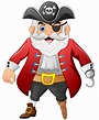 Pirata de dibujos animados | Vector Premium