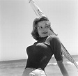 Actress Elaine Stewart, Malibu, 1956 : OldSchoolCool