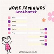 70 Nomes femininos Americanos