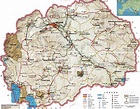 Maps of Macedonia | Detailed map of Macedonia in English | Tourist map ...