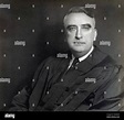 Portrait of Fred M. Vinson (1890-1953) an American politician and Chief ...