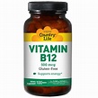 Country Life, Vitamin B12, 500 mcg, 100 Tablets | By iHerb