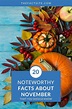 20 Noteworthy Facts About November - The Fact Site