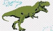 Descarga gratis | Tiranosaurio pixel dinosaurio pixel art el dinosaurio ...