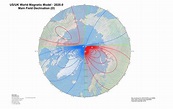Updated World Magnetic Model shows magnetic north pole continuing to ...
