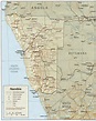 Namibia Map - Tripsmaps.com