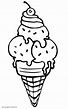 20+ Ice Cream Coloring Page Printable | Free Wallpaper