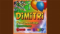 Dimitri Personalized Birthday Song With Bonzo - YouTube
